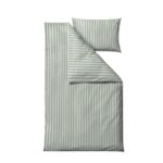 Södahl – Rúmföt (140x200/50x70 - Sentimental Stripe Sage)