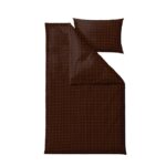 Södahl – Rúmföt (140x200/50x70 - Clear Coffee brown)