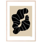 veggmynd veggskraut mynd í ramma listaverk Paper collective. plakat