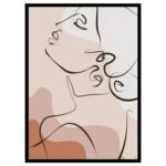 veggmynd veggskraut mynd í ramma listaverk Paper collective. plakat alexandra Lýðsdóttir listamaður Artaly