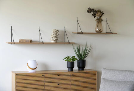 House Nordic Cardiff LED lampi hátalari hvítur með leðuról bluetooth útilampi garðlampi