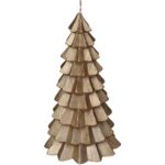 Kerti jólatré 20cm gold