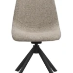 Rowico – Dunmore stóll  Beige-dökk/metal  fætur