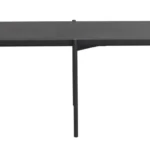 Rowico – Shelton sófaborð 95x50cm svart (askur/málmur)