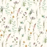 Tricot blóm (150cm – off-white)