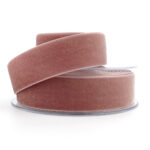 Flauelsborði 16mm Colonial Rose