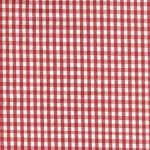 Köflótt bómull (140 cm - Rauður)