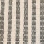 Endurunnin bómull röndótt (140cm - Grey)