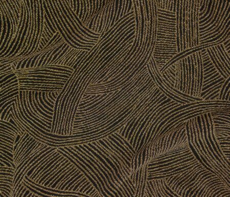 Metallic wave (147cm-Black/ Gold)