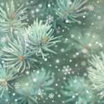 Braun 'WINTERTANNE' - Servíettur 33x33cm