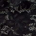 Stretch lace (125 cm - Black)