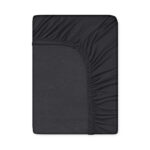 Lak Jersey 180x200cm Black