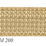 Textured Metallic ribbon (10mm - Gold)