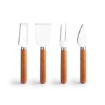 Ostahnífar m/tréskafti 4 stk