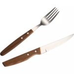 Brusletto - Steikarhnífapör stál/askur 8stk