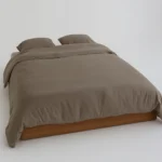 Movesgood – Bamboo bedding set Mud 140x200cm