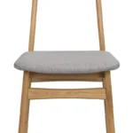 Rowico – Rodham stóll eik ljósgrátt áklæði