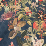 Half panama botanic (140cm - blár)