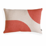 Bogar Púði 60x40cm kóral/beige