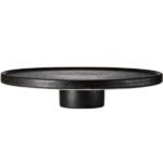 Stiernholm - Kökudiskur á fæti 30cm Mörke svartur