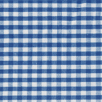 Köflótt bómull (140 cm - Blár)