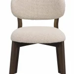 Rowico - Patterson borðstofustóll lökkuð eik/ beige