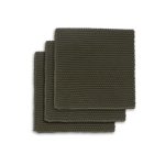 Engholm – Tuskur 25x25cm 3stk í pakka dökkgræn (army)