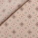 Coton Bice Stampato Patch (150 cm - Beige)