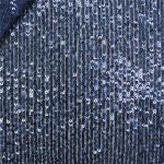 Paillettes Elastica Hollywood (125cm – Blár)