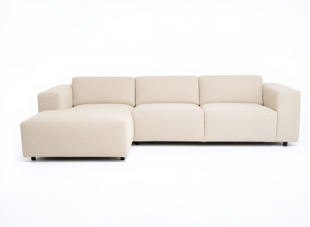 Lugo - Tungusófi 2,5 Sæta Vinstri (Brego 22/ Beige)