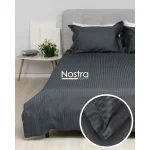 Nostra – Exclusive Taylor Sængurverasett Iron Grey 140x200/50x70 - Image 3