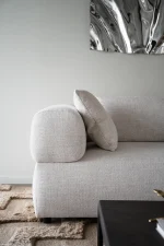 Rowico – Falkner 3 sæta sófi (Ljós beige) - Image 10