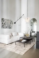 Rowico – Falkner 3 sæta sófi (Ljós beige) - Image 14