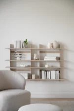 Rowico – Westlock vegghilla hvíttuð eik 75x48 cm - Image 4