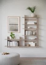 Rowico – Westlock vegghilla hvíttuð eik 75x48 cm - Image 3