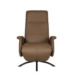 WIZZ – Hægindastóll (leður – Móbrúnn H04)