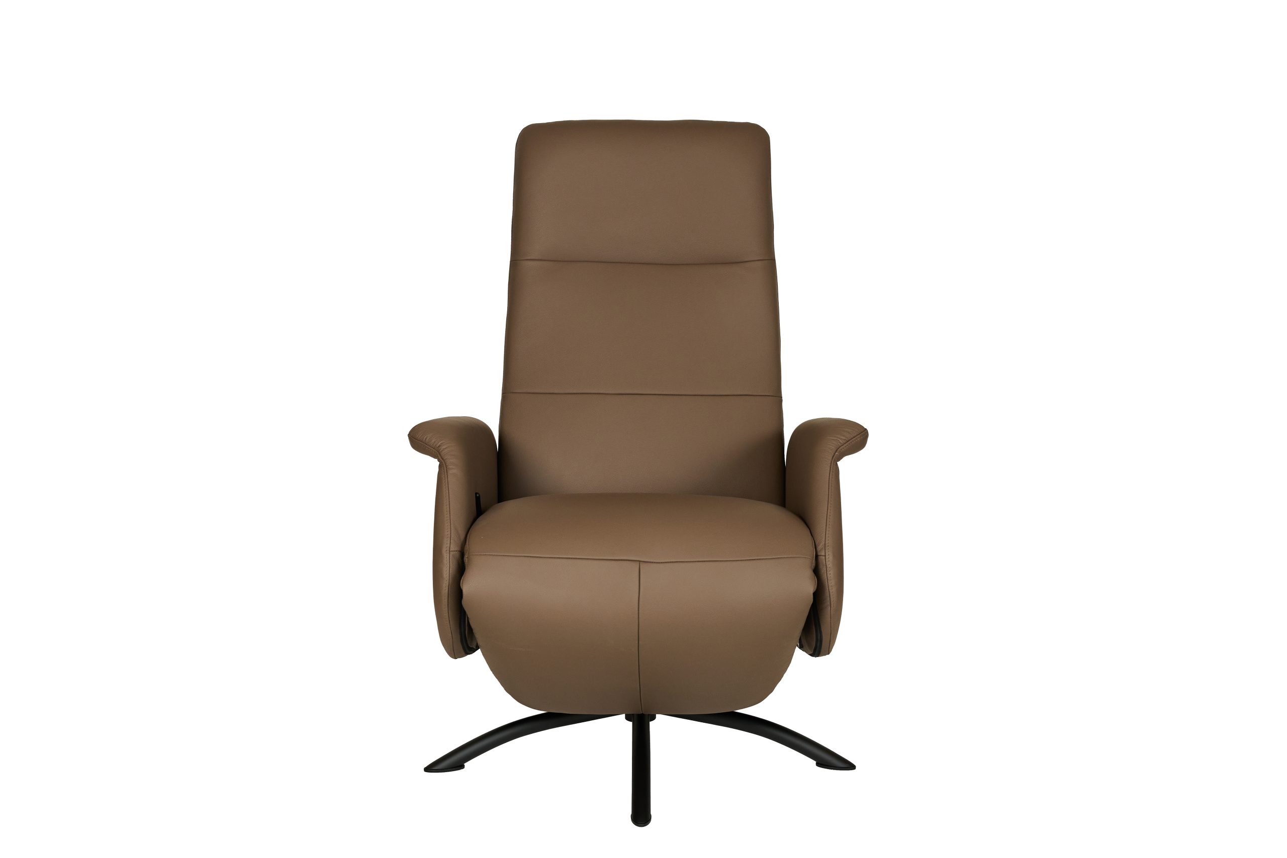 WIZZ H04 Lever front WIZZ – Hægindastóll (leður – Móbrúnn H04) - Image 1