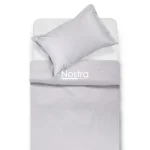 Nostra - Exclusive Tatum Sængurverasett SILVER 140x200/50x70