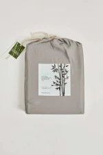 Movesgood – Bamboo bedding set Grey 220x220cm - Image 4