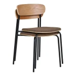 House Nordic – Estepona stóll Brúnn/svartur - Image 4