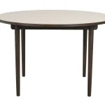 Rowico – Fairmont borð Ø120 beige/brún eik