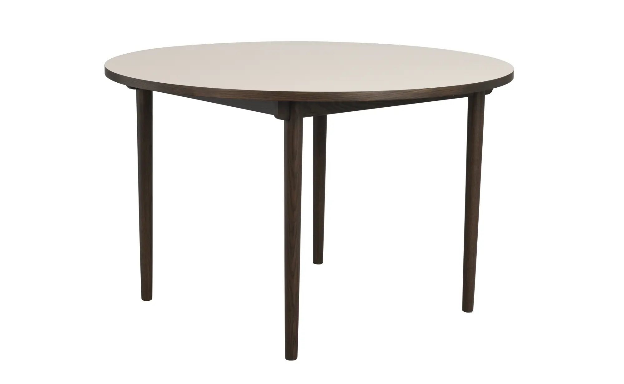 Rowico – Fairmont borð Ø120 beige/brún eik - Image 7