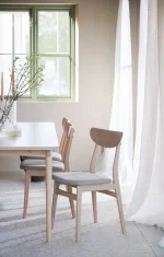 Rowico – Rodham stóll eik beige áklæði - Image 2