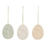 Wurm - Páskaegg upphengi 4x6cm 3 mism litir 1stk